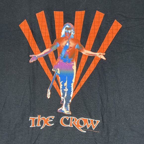 VTG The Crow T Shirt Men’s 2XL 2004 Movie Promo Black Tee Brandon Lee Bruce - Picture 3 of 11